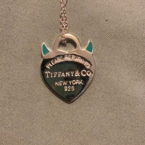 Tiffany and co devil necklace